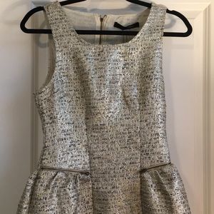 Festive Gold Party Dress